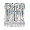Schonbek Lighting Schonbek Worldwide Lighting Quantum Polished Stainless Steel Sconce 2220O
