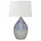 House of Troy Lighting Scatchard Stoneware Decorated Gray Table Lamp by House of Troy Lighting GS402-DG