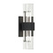 Matteo Lighting Matteo Lighting Krustallos Matte Black LED Vertical Bathroom Light S06913MB