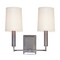 Hudson Valley Lighting Clinton Double Sconce in Polished Nickel by Hudson Valley Lighting 812-PN