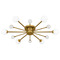 Quoizel Lighting Quoizel Lighting Combe Brushed Gold Semi-Flushmount Light QSF6781BRG