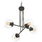 AFX Lighting Afx Lighting Jamie Black Pendant Light with Globe Shade JAMP25MBBK