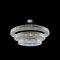 Allegri Lighting Rondelle 60-Inch 3-Tier Pendant in Polished Chrome by Allegri Crystal 11714-010-FR001