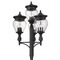 Z-Lite Z-Lite Davina Black Post Light 5016PHBR-4-564P-BK