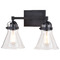 Vaxcel Lighting Vaxcel Lighting Mason Charcoal Black Bathroom Light W0411