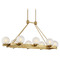Savoy House Savoy House Lighting Darien Warm Brass Island Light 1-1016-8-322