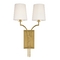 Hudson Valley Lighting Glenford Wall Sconce in Aged Brass by Hudson Valley Lighting 3112-AGB