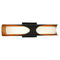 Matteo Lighting Matteo Lighting Pedro Matte Black LED Vertical Bathroom Light S12318MB