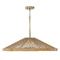 Capital Lighting Capital Lighting Maya Matte Brass Pendant Light with Coolie Shade 352841MA