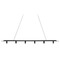 Visual Comfort Modern Collection Ponte 50-Inch 277V LED Linear Light in Black by Visual Comfort Modern 700LSPNT50B-LED930-277