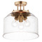 Maxim Lighting Maxim Lighting Acadia Heritage Semi-Flushmount Light 12271CDHR