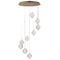 ET2 Lighting Rhythm Gold LED Multi-Light Pendant by ET2 Lighting E24646-144GLD