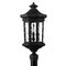 Hinkley Post Light with Clear Glass in Museum Black by Hinkley Lighting 1601MB