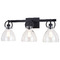 Vaxcel Lighting Vaxcel Lighting Ogden Matte Black Bathroom Light W0418
