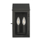 Visual Comfort Studio Collection Chapman & Meyers Hingham 12-Inch Tall Textured Black Outdoor Wall Light by Visual Comfort Studio CO1252TXB