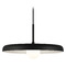 Matteo Lighting Creston Matte Black LED Pendant by Matteo Lighting C34421MBOP