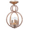 Crystorama Lighting Crystorama Lighting Garland Distressed Twilight Semi-Flushmount Light 6760-DT_CEILING