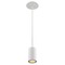 Recesso Lighting by Dolan Designs White LED Cylinder Pendant 3000K 650LM TR1051-30-WH
