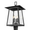 Z-Lite Z-Lite Rainer Black Post Light 5015PHXLS-536P-BK