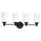 Craftmade Lighting Dardyn Espresso 4-Light Bath Light by Craftmade Lighting 49804-ESP