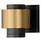 ET2 Lighting Reveal Small Outdoor Black & Gold LED Outdoor Wall Light by ET2 Lighting E34752-BKGLD