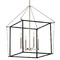 Kichler Lighting Eisley 4-Light Pendant in Polished Nickel & Black by Kichler Lighting 52627PN