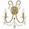 Crystorama Lighting Crystorama Lighting Othello Vibrant Gold Sconce 6822-VG-CL-S