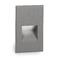 WAC Lighting Graphite LED Recessed Step Light with Red LED by WAC Lighting WL-LED200-RD-GH