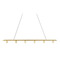 Visual Comfort Modern Collection Ponte LED Linear Light in Natural Brass by Visual Comfort Modern 700LSPNT50NB-LED930