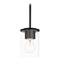 Maxim Lighting Maxim Lighting Corona Black Mini-Pendant Light with Cylindrical Shade 90200CLBK