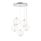 Eurofase Lighting Atomo 5-Light LED Chandelier in Chrome by Eurofase 45737-015