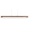 ET2 Lighting Joist Walnut & Black LED Linear Light by ET2 Lighting E24932-WNBK
