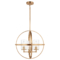 Generation Lighting Alturas 19-Inch Satin Brass Chandelier by Generation Lighting 3124673-848