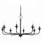 Craftmade Lighting Jolenne Flat Black Chandelier by Craftmade Lighting 57028-FB