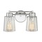 Design Classics Lighting Chrome Bathroom Light 702-26 GL1027-CLR