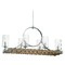 Minka Lavery Country Estates Wood and Brush Nickel Linear Chandelier by Minka Lavery 4016-280