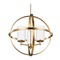 Generation Lighting Alturas 19-Inch 3-Light Pendant in Satin Brass by Generation Lighting 3124603-848