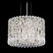 Schonbek Lighting Schonbek Worldwide Lighting Sarella Polished Stainless Steel Pendant Light with Drum Shade RS8345N-401R