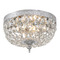 Crystorama Lighting Crystorama Lighting Ceiling Mount Polished Chrome Flushmount Light 708-CH-CL-MWP