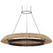 Visual Comfort Modern Collection Visual Comfort Modern Collection Noa Bronze & Natural LED Pendant Light SLCH55927NTBZ