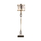 Currey and Company Lighting Table Lamp with White Glass in Crystal/antique Brass Finish 6986