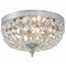 Crystorama Lighting Crystorama Lighting Ceiling Mount Polished Chrome Flushmount Light 710-CH-CL-SAQ