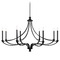 Savoy House Savoy House Lighting Preserve Matte Black Chandelier 1-6415-8-89