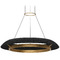Visual Comfort Modern Collection Visual Comfort Modern Collection Noa Hand Rubbed Antique Brass & Washed Black LED Pendant Light SLCH55927WBKHAB