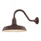 Recesso Lighting by Dolan Designs Bronze Gooseneck Barn Light with 14-Inch Shade BL-ARMC-BZ/SH14-BZ