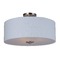 Maxim Lighting Bongo Satin Nickel Semi-Flush Mount by Maxim Lighting 10014WLSN
