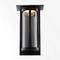 Quorum Lighting Abram 12-Inch LED Outdoor Wall Lantern in Black by Quorum Lighting 710-12-69