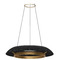 Visual Comfort Modern Collection Visual Comfort Modern Collection Noa Hand Rubbed Antique Brass & Washed Black LED Pendant Light SLCH56027WBKHAB