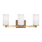 Generation Lighting Hettinger 20.50-Inch Satin Brass Bathroom Light by Generation Lighting 4439103-848