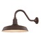Recesso Lighting by Dolan Designs 16-Inch Gooseneck Outdoor Barn Light in Bronze by Recesso Lighting BL-ARMC-BZ/SH16-BZ